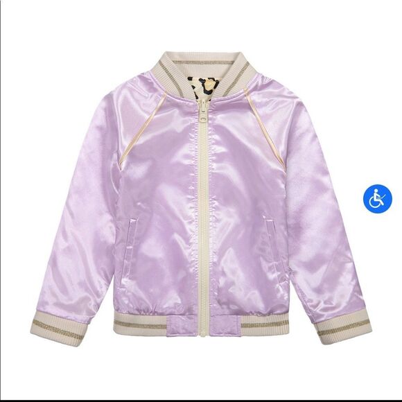 🔥Andy & Evan reversible jacket Leopard Bomber Sz 3 New - Picture 8 of 11